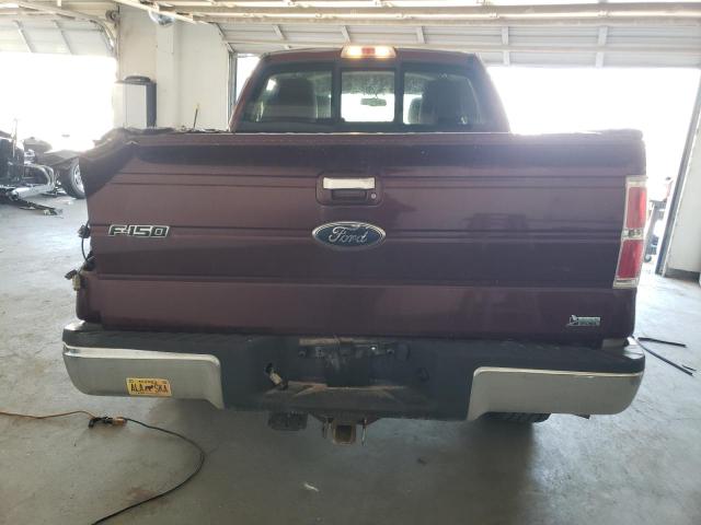 1FTFW1EVXAFB97454 - 2010 FORD F150 SUPERCREW BURGUNDY photo 6