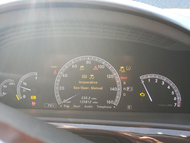 WDDNG9EB3DA509926 - 2013 MERCEDES-BENZ S 550 4MATIC BLACK photo 9