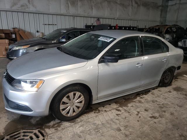 3VW2K7AJ2CM469625 - 2012 VOLKSWAGEN JETTA BASE 银色 照片 1