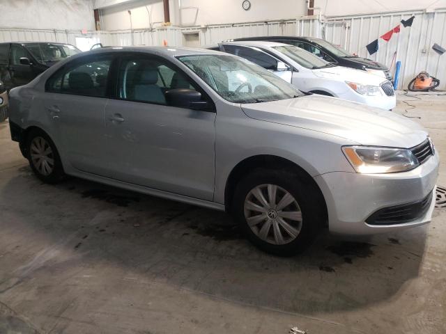 3VW2K7AJ2CM469625 - 2012 VOLKSWAGEN JETTA BASE 银色 照片 4