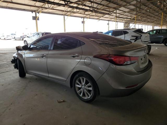 5NPDH4AE8GH745426 - 2016 HYUNDAI ELANTRA SE TAN photo 2