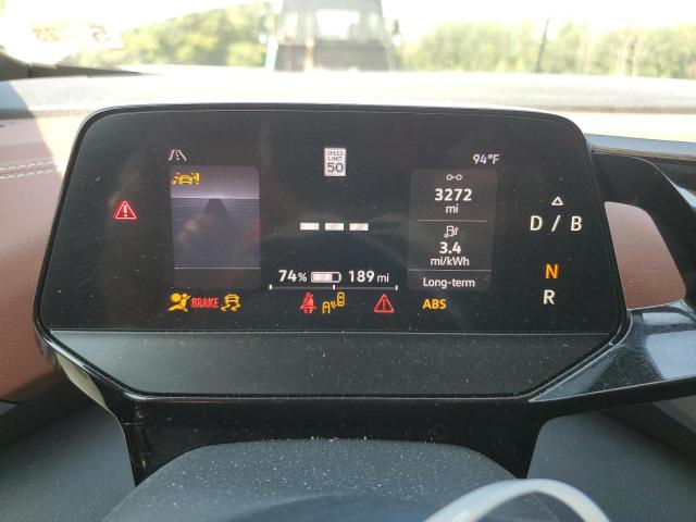 WVGKMPE2XNP036062 - 2022 VOLKSWAGEN ID.4 PRO S WHITE photo 9