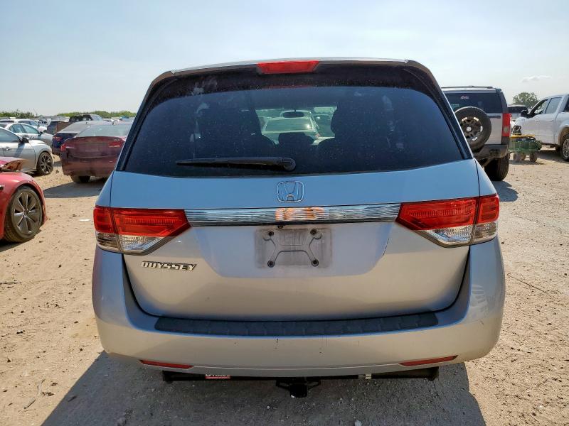 5FNRL5H44FB102446 - 2015 HONDA ODYSSEY EX SILVER photo 6