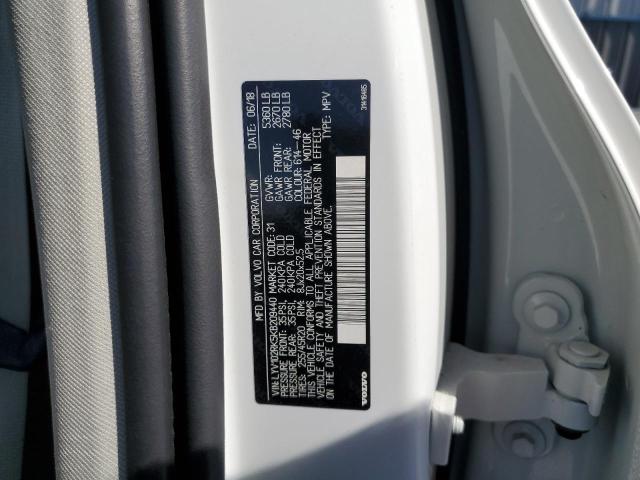 LYV102RK5KB209440 - 2019 VOLVO XC60 T5 Blanc photo 13