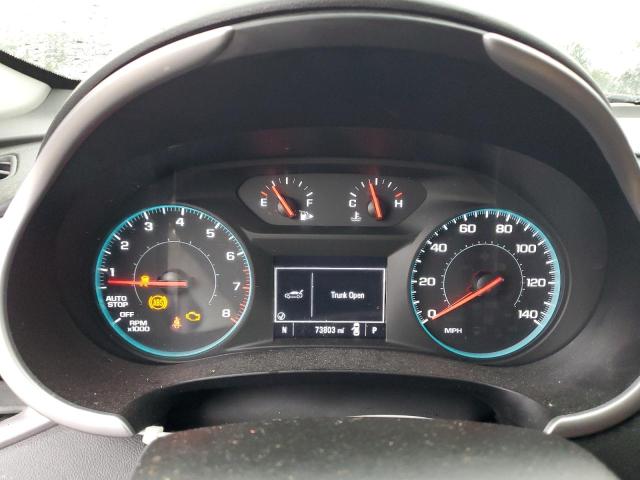 1G1ZG5ST6NF108787 - 2022 CHEVROLET MALIBU RS შავი ფოტო 9