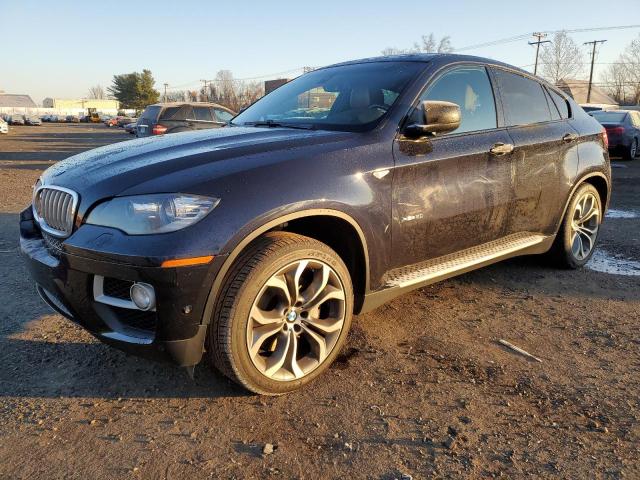 5UXFG8C55EL593161 - 2014 BMW X6 XDRIVE50I BLUE photo 1