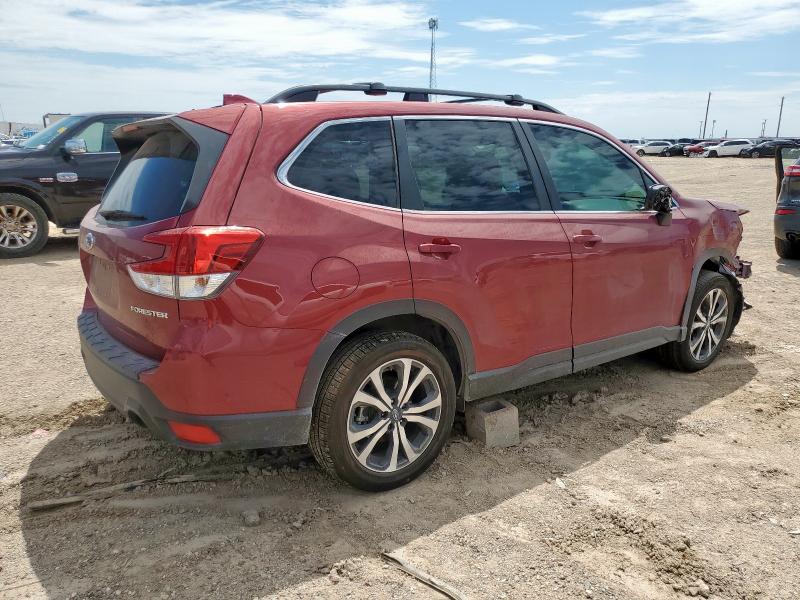 JF2SKASC4LH432744 - 2020 SUBARU FORESTER LIMITED MAROON photo 3