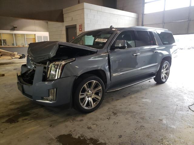 1GYS4SKJ0FR645311 - 2015 CADILLAC ESCALADE ESV LUXURY BLUE photo 1