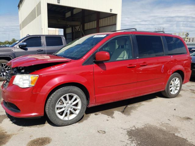 2C4RDGCG9ER267017 - 2014 DODGE GRAND CARA SXT RED photo 1