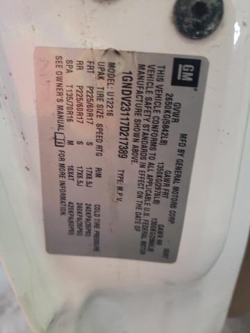 1GNDV23117D217389 - 2007 CHEVROLET UPLANDER LS 白色 照片 13