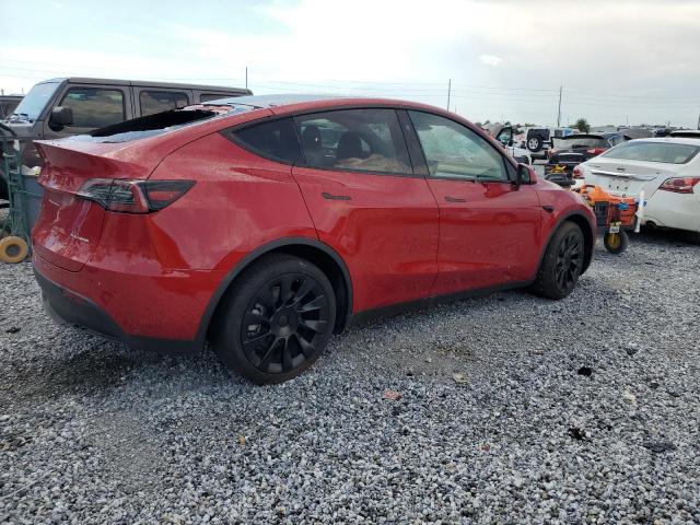 7SAYGDEE4PA178354 - 2023 TESLA MODEL Y Красный фото 3