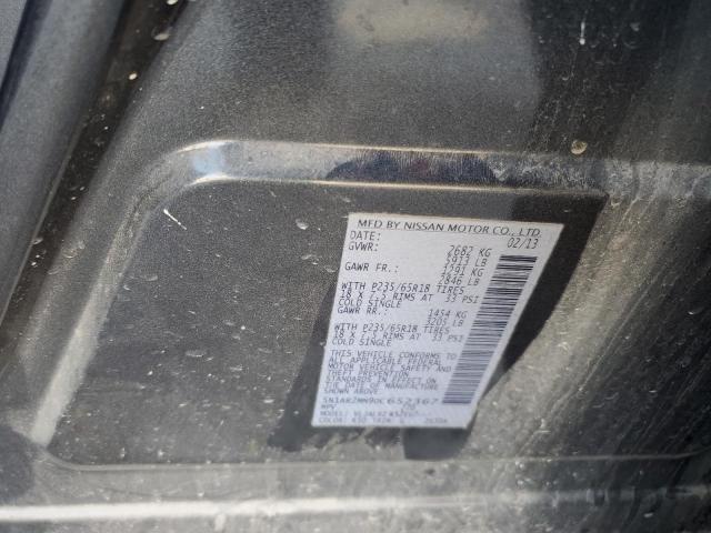 5N1AR2MN9DC652367 - 2013 NISSAN PATHFINDER S Արծաթագույն լուսանկար 13