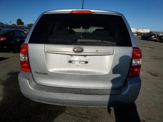 KNDMB133176148964 - 2007 KIA SEDONA EX SILVER photo 6