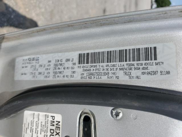 1C6RR6GT5GS319349 - 2016 RAM 1500 SLT SILVER photo 12