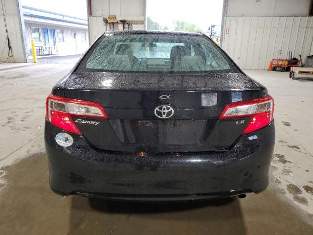 4T4BF1FK3CR250594 - 2012 TOYOTA CAMRY BASE შავი ფოტო 6