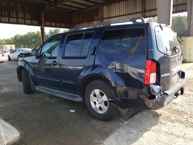 5N1AR18U77C626530 - 2007 NISSAN PATHFINDER LE BLUE photo 2