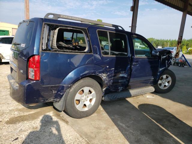 5N1AR18U77C626530 - 2007 NISSAN PATHFINDER LE BLUE photo 3
