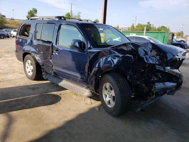 5N1AR18U77C626530 - 2007 NISSAN PATHFINDER LE BLUE photo 4