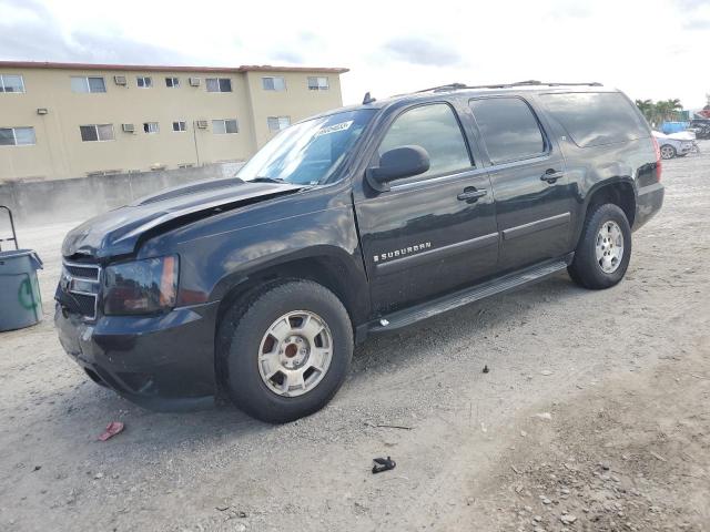 1GNFC16017R371356 - 2007 CHEVROLET SUBURBAN C1500 BLACK photo 1