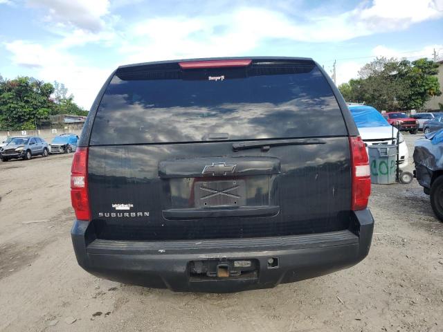 1GNFC16017R371356 - 2007 CHEVROLET SUBURBAN C1500 BLACK photo 6