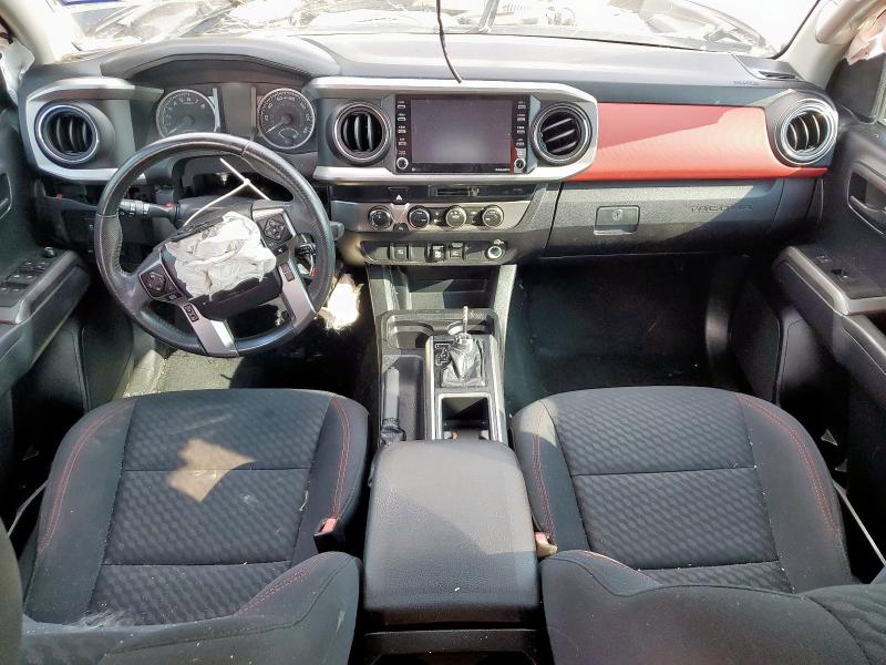 5TFCZ5AN3MX267317 - 2021 TOYOTA TACOMA DOUBLE CAB BLACK photo 8