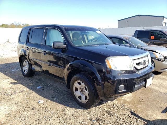 5FNYF4H29BB006754 - 2011 HONDA PILOT LX BLACK photo 4