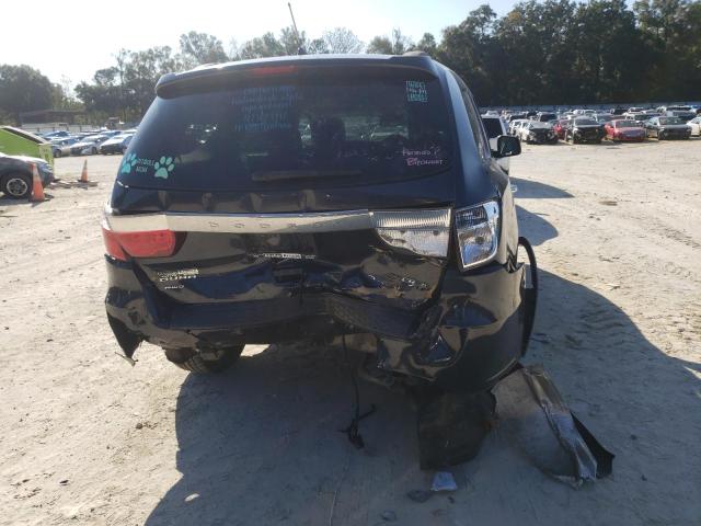 1C4RDJDG0DC654235 - 2013 DODGE DURANGO CREW BLUE photo 6