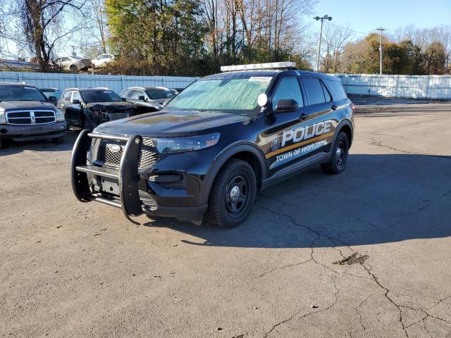 1FM5K8AB3NGA49346 - 2022 FORD EXPLORER POLICE INTERCEPTOR BLACK photo 1