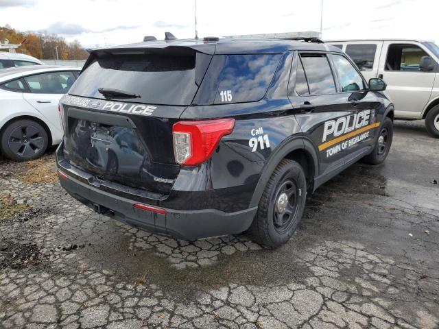 1FM5K8AB3NGA49346 - 2022 FORD EXPLORER POLICE INTERCEPTOR BLACK photo 3