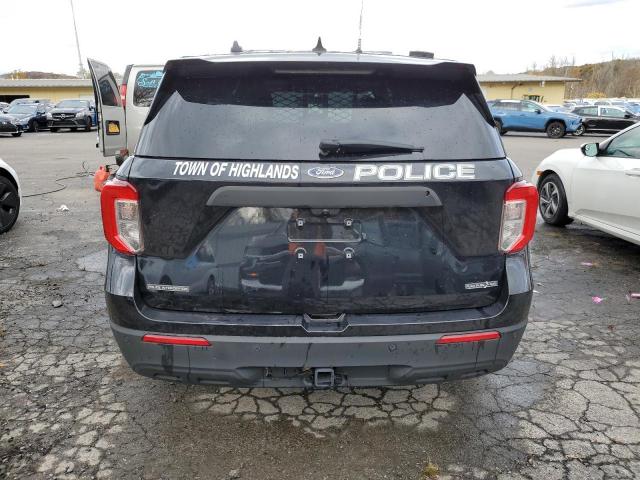 1FM5K8AB3NGA49346 - 2022 FORD EXPLORER POLICE INTERCEPTOR BLACK photo 6
