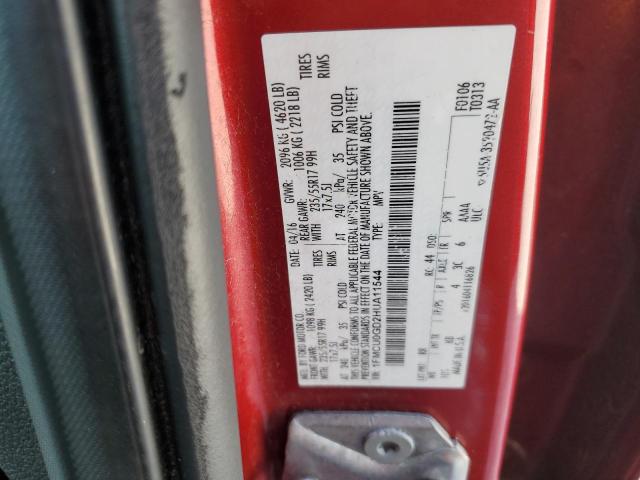 1FMCU0GD2HUA11544 - 2017 FORD ESCAPE SE RED photo 13