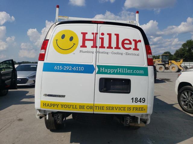 1GCWGAFP6P1101807 - 2023 CHEVROLET EXPRESS G2 WHITE photo 6