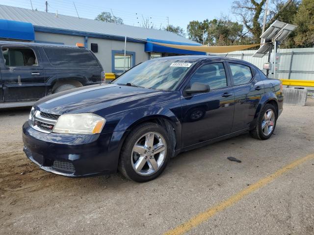 1C3CDZAB8DN653971 - 2013 DODGE AVENGER SE BLUE photo 1