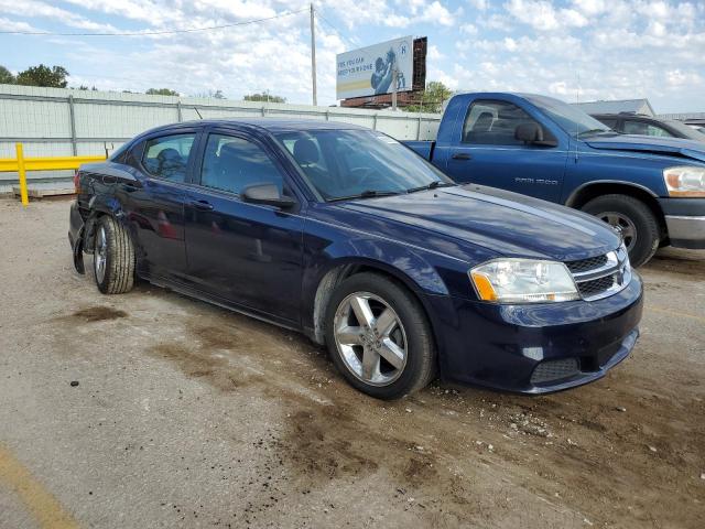 1C3CDZAB8DN653971 - 2013 DODGE AVENGER SE BLUE photo 4