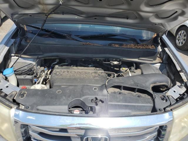 5FNYF3H57EB014313 - 2014 HONDA PILOT EXL ვერცხლისფერი ფოტო 12