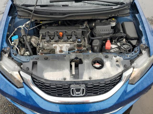 2HGFB2F83FH505453 - 2015 HONDA CIVIC EX BLUE photo 11