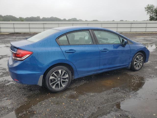 2HGFB2F83FH505453 - 2015 HONDA CIVIC EX BLUE photo 3