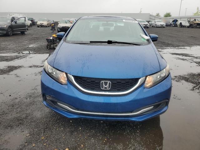 2HGFB2F83FH505453 - 2015 HONDA CIVIC EX BLUE photo 5