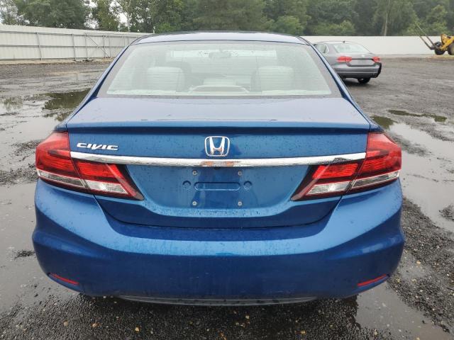 2HGFB2F83FH505453 - 2015 HONDA CIVIC EX BLUE photo 6