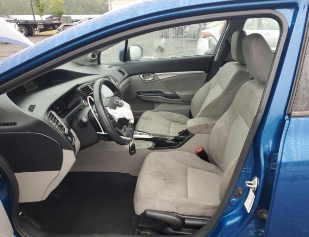2HGFB2F83FH505453 - 2015 HONDA CIVIC EX BLUE photo 7