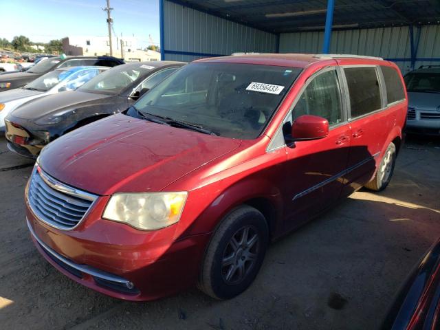 2C4RC1BG7CR288883 - 2012 CHRYSLER TOWN & COU TOURING RED photo 1