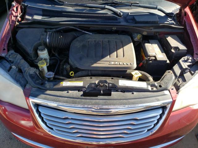 2C4RC1BG7CR288883 - 2012 CHRYSLER TOWN & COU TOURING RED photo 12