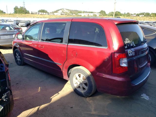 2C4RC1BG7CR288883 - 2012 CHRYSLER TOWN & COU TOURING RED photo 2