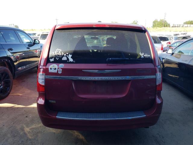 2C4RC1BG7CR288883 - 2012 CHRYSLER TOWN & COU TOURING RED photo 6