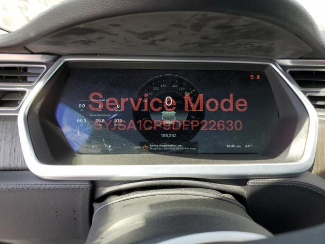 5YJSA1CP9DFP22630 - 2013 TESLA MODEL S Szary zdjęcie 9