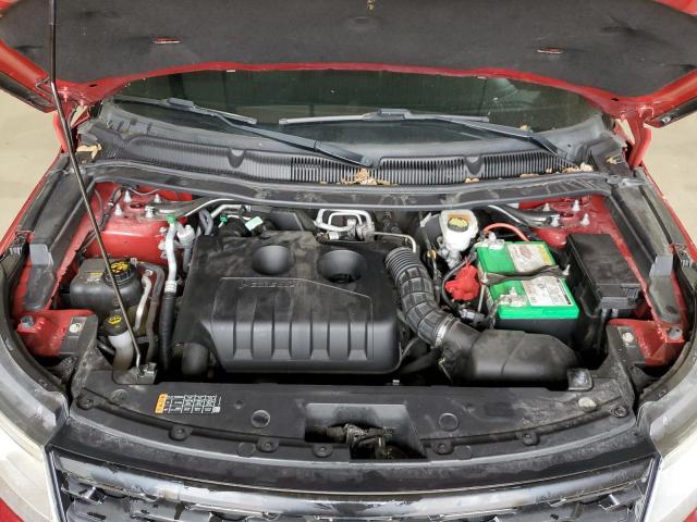 1FM5K8DH6JGC82812 - 2018 FORD EXPLORER XLT წითელი ფოტო 12