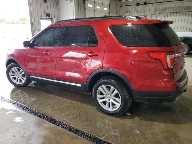 1FM5K8DH6JGC82812 - 2018 FORD EXPLORER XLT წითელი ფოტო 2