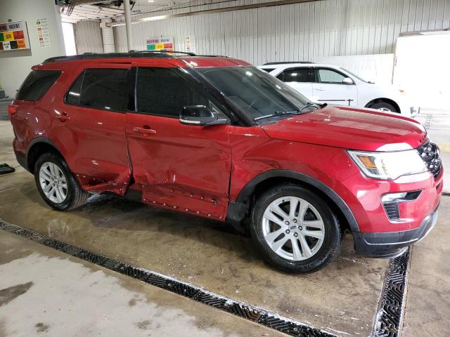 1FM5K8DH6JGC82812 - 2018 FORD EXPLORER XLT წითელი ფოტო 4