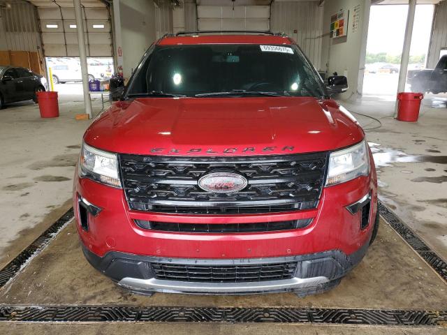 1FM5K8DH6JGC82812 - 2018 FORD EXPLORER XLT წითელი ფოტო 5