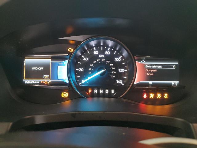 1FM5K8DH6JGC82812 - 2018 FORD EXPLORER XLT წითელი ფოტო 9